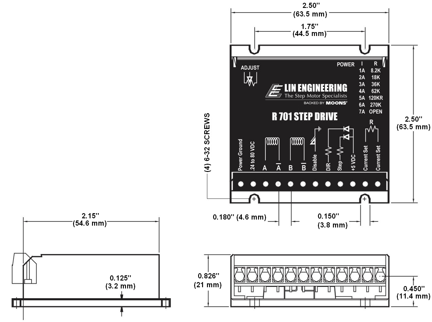 R710 Stepper Motor Driver | Lin Engineering
