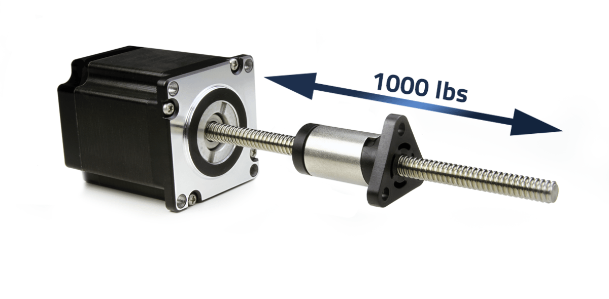 1,000lbs of Linear Force Actuator | Lin Engineering