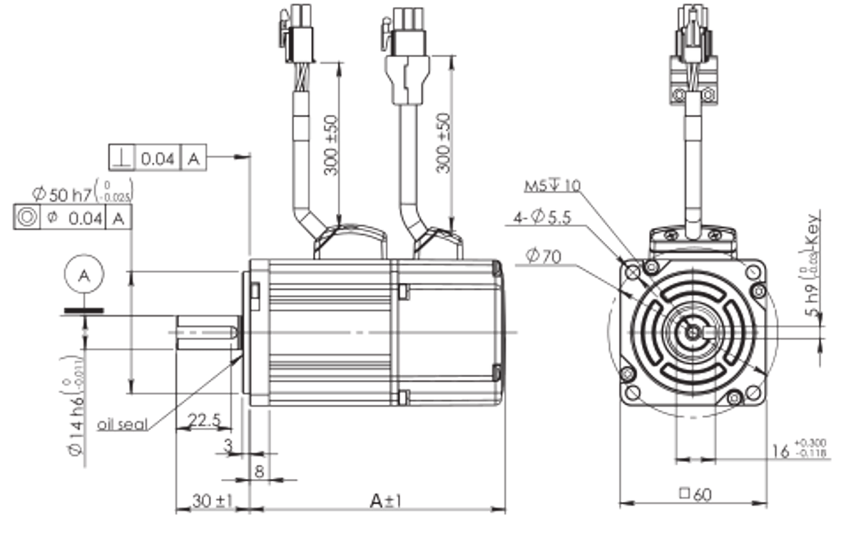 SBL60A101 Servo BLDC Motor Lin Engineering